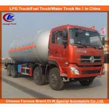 Venda directa de fábrica Dongfeng 8 * 4 Caminhão-tanque de GLP